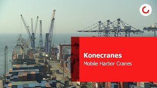 Mobile Harbor Cranes in Container Handling [upl. by Enial]