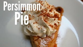 How to Make Persimmon Pie  rachel republic [upl. by Zilef592]