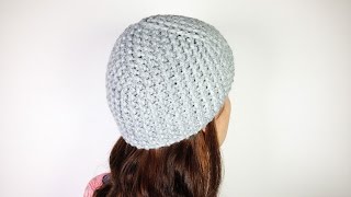 How to Loom Knit a Basic Cloche Hat DIY Tutorial [upl. by Stander784]