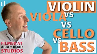 Violin vs Viola vs Cello vs Bass [upl. by Hyacinthia458]