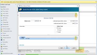 Acronis Disk Director  Move partition and extend the volume C [upl. by Irroc]