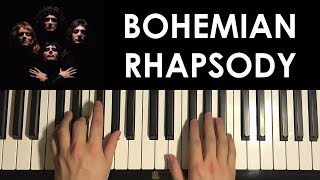 HOW TO PLAY  Bohemian Rhapsody  by Queen Piano Tutorial Lesson PART 2 [upl. by Luana881]