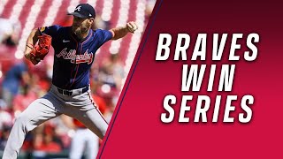 Atlanta Braves win series in Cincinnati as Ozzie Albies nears return in Miami [upl. by Stutzman]