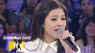 Janella Salvador sings My All on GGV [upl. by Moffitt]