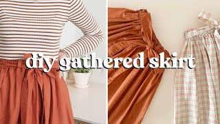 How To Make The Perfect Gathered Skirt [upl. by Perloff]