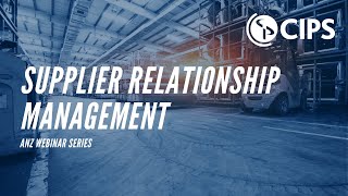 7 Tips for Successful Supplier Relationship Management  CIPS [upl. by Bohaty]