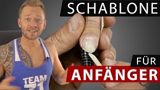 GelNägel  Schablonen Tutorial für Anfänger [upl. by Raimondo]