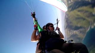 Tandem paragliding crash [upl. by Hagai]