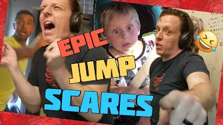 EPIC JUMPSCARES 2  Try Not To Laugh Challenge 2018 [upl. by Brookes]