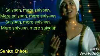 🇮🇳Saiyaan lyrics harshdeep Kaurmix By Bhavariya [upl. by Lotson132]