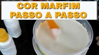 19Como fazer a cor marfimpasso a passo [upl. by Annasor]