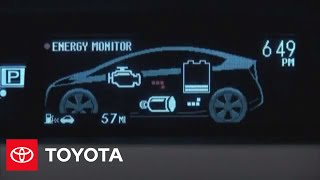 2010 Prius HowTo MultiInformation Display  Toyota [upl. by Marijane]