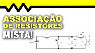 Associação mista de resistores Como calcular [upl. by Ibrab]