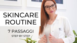 Skincare Routine in 7 Passaggi LEsperta Spiega [upl. by Iadrahs]