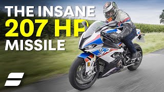 BMWs 207HP Missile BMW S1000RR M Package Review  4K [upl. by Alaek885]