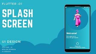 Flutter Splash Screen UI  Speed Code [upl. by Refiffej]