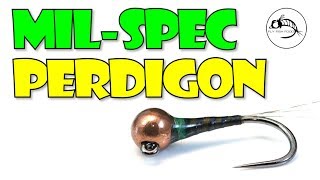 Fly Tying Tutorial MilSpec Perdigon NYMPH [upl. by Andrade]