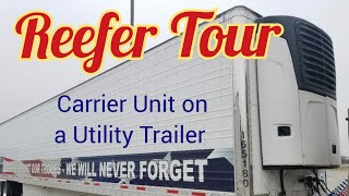 Reefer Tour  You Asked I Delivered  How Do Reefers Work  Refrigerated Box Trailer [upl. by Eiram]