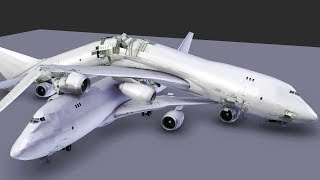 Plane Crash Test of a Boeing 747 WIP [upl. by Hymie]