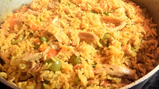 The Best Arroz Con Pollo One Pot Chicken and Rice Panamanian Style [upl. by Nerin]