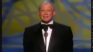 Tribute to Johnny Carson by David Letterman at the 2005 Emmy Awards [upl. by Brock]