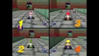 Mario Kart 64 4CPU All Cup [upl. by Derte]