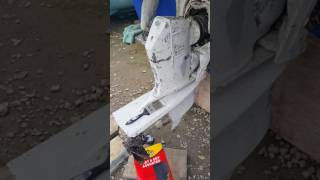 Removing pins Volvo Penta DPE Sterndrive [upl. by Darell]