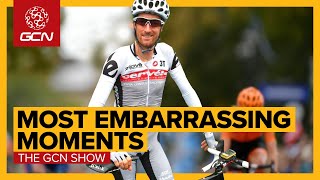 Most Embarrassing Cycling Moments  GCN Show Ep418 [upl. by Oicaro]