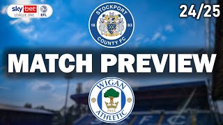 BUILD MOMENTUM Stockport County vs Wigan Athletic EFL League One Preview [upl. by Morell398]