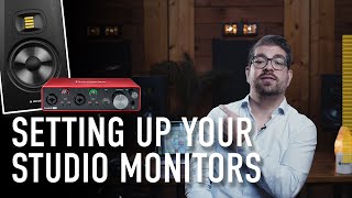 How to Setup Your Studio Monitors With an Audio Interface  ADAM Audio [upl. by Yemaj]