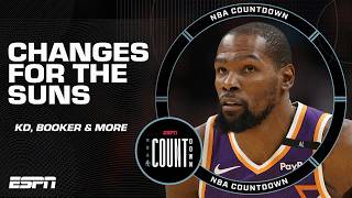 REAL CHANGES coming for the Suns 👀 Kevin Durant trade  Will Devin Booker WANT OUT⁉️  NBA Countdown [upl. by Anaej]