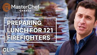 Red vs Blue Ribs Battle  MasterChef Canada  MasterChef World [upl. by Karalee]