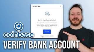 How To Verify Bank Account On Coinbase [upl. by Kimberlyn]