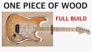 Handcrafted Guitar  Full Stratocaster Build [upl. by Bernat]