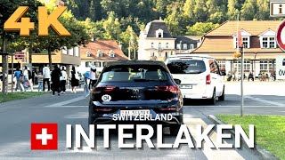 🇨🇭 DRIVING IN SWITZERLAND 4K  Interlaken  Most Beautiful Swiss Village [upl. by Brookner318]