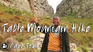 THE BEST ROUTE UP TABLE MOUNTAIN  Platteklip Gorge Hiking Trail  Cape Town Travel Vlog [upl. by Robins]