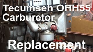 Tecumseh Enduro OHH55 carburetor replacement [upl. by Nnylahs]