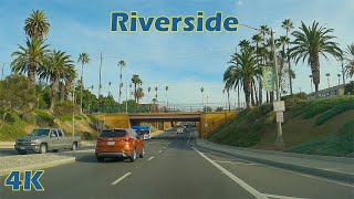 Riverside California USA 4K Downtown DriveThru [upl. by Oilasor140]