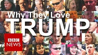 Donald Trump 50 supporters explain why they love him  BBC News [upl. by Nyrahs]