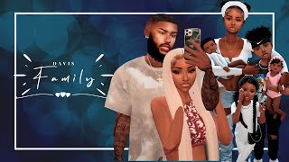 Sims 4  Meet The Davis Family [upl. by Tterraj]