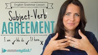 Subject Verb Agreement  English Lesson  Common Grammar Mistakes [upl. by Leirbaj]