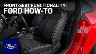 Mustang FrontSeat Functionality  Ford HowTo  Ford [upl. by Dleifrag]