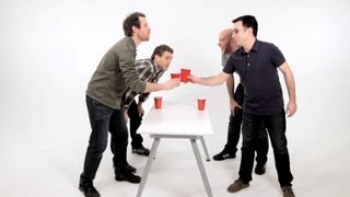 How to Play Flip Cup aka Flippy Cup  Drinking Games [upl. by Curt872]