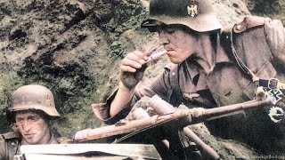 WW2 Waffen SS Intense Combat Footage [upl. by Nnaharas]