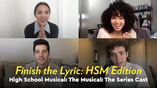 HSMTMTS Cast Play Finish the Lyric HSM Edition  POPSUGAR Pop Quiz [upl. by Kaile450]