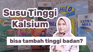 Review 9 Susu Peninggi Badan Susu Tinggi Kalsium  dr Vania Utami [upl. by Glenine364]