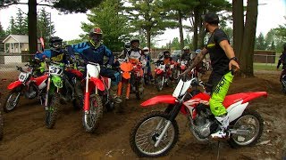 Motocross Québec  Camp Red Riders à Deschambault [upl. by Bennir]