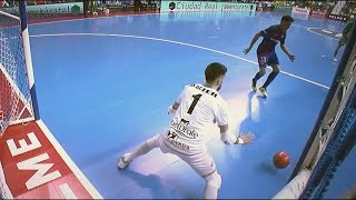 MEJORES PARADAS DE FUTSAL  PORTEROS LNFS  RAUL JEREZ  FEDE  ASIER [upl. by Ytima610]