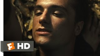 The Hunger Games Catching Fire 812 Movie CLIP  Peeta Hits the Forcefield 2013 HD [upl. by Ennair]