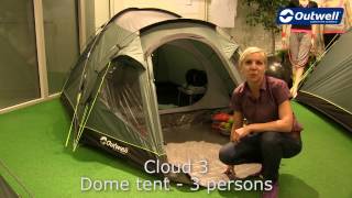 Outwell Cloud 3  Innovative Family Camping [upl. by Ymmor]